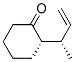 Cyclohexanone, 2-[(1S)-1-methyl-2-propenyl]-, (2S)- (9CI) Structure