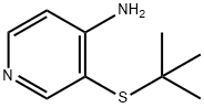 3-TERT-ブチルスルファニル-ピリジン-4-イルアミン 化学構造式