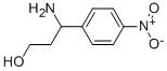 BENZENEPROPANOL, GAMMA-AMINO-4-NITRO- Structure