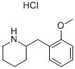 2-(2-METHOXY-BENZYL)-PIPERIDINE HYDROCHLORIDE Structure