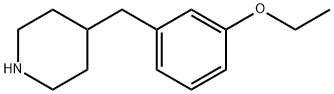 Piperidine, 4-[(3-ethoxyphenyl)methyl]- (9CI) Struktur