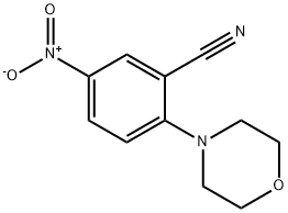 2-(4-吗啉基)-5-硝基苯腈,78252-11-6,结构式