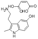2-METHYLSEROTONIN MALEATE SALT Struktur