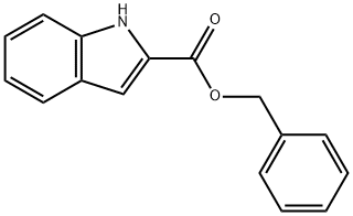1H-indole-2-carboxylic acid benzyl ester Structure