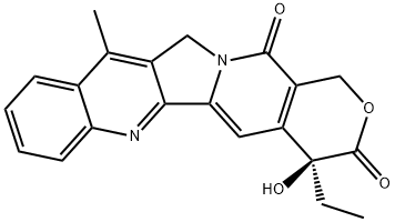 (S)-7-甲基喜树碱 结构式