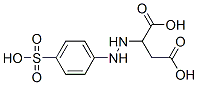2-[2-(p-Sulfophenyl)hydrazino]succinic acid 结构式
