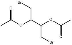 1,4-dibromobutane-2,3-diyl diacetate Struktur