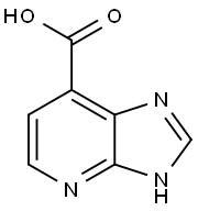 3H-イミダゾ[4,5-B]ピリジン-7-カルボン酸 化学構造式
