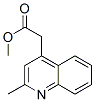 4-Quinolineaceticacid,2-methyl-,methylester(9CI) Structure