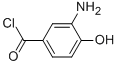 Benzoyl chloride, 3-amino-4-hydroxy- (9CI) Structure