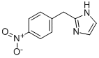 2-(4-ニトロベンジル)-1H-イミダゾール 化学構造式
