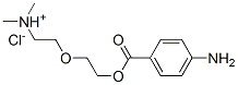 2-[2-(4-aminobenzoyl)oxyethoxy]ethyl-dimethyl-azanium chloride 结构式