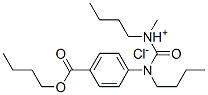 [(4-butoxycarbonylphenyl)-butyl-carbamoyl]methyl-butyl-azanium chlorid e 结构式