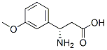 (S)-3-氨基-3-(3-甲氧基苯基)丙酸 结构式
