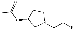 3-Pyrrolidinol,1-(2-fluoroethyl)-,acetate(ester),(3R)-(9CI) Structure