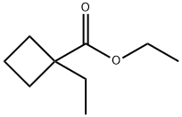Cyclobutanecarboxylic acid, 1-ethyl-, ethyl ester (9CI) Struktur