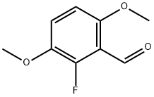 2-fluoro-3,6-dimethoxybenzaldehyde Struktur