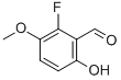 2-氟-6-羟基-3-甲氧基苯甲醛, 783342-35-8, 结构式
