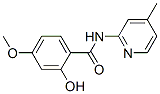 Benzamide, 2-hydroxy-4-methoxy-N-(4-methyl-2-pyridinyl)- (9CI) Structure