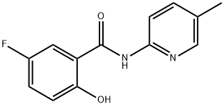 Benzamide, 5-fluoro-2-hydroxy-N-(5-methyl-2-pyridinyl)- (9CI) Structure