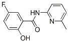 Benzamide, 5-fluoro-2-hydroxy-N-(6-methyl-2-pyridinyl)- (9CI) Structure