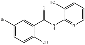 N-(3-hydroxy-pyridin-2-yl)-5-bromo-2-hydroxy-benzamide Structure