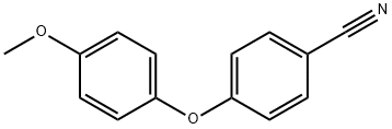 4-(4-メトキシフェノキシ)ベンゾニトリル 化学構造式