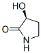 (S)-(-)-3-Hydroxy-2-pyrrolidone Structure