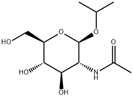 ISO-PROPYL 2-ACETAMIDO-2-DEOXY-BETA-D-GLUCOPYRANOSIDE, 78341-33-0, 结构式