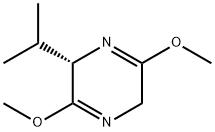 (2S)-2,5-ジヒドロ-2-イソプロピル-3,6-ジメトキシピラジン 化学構造式