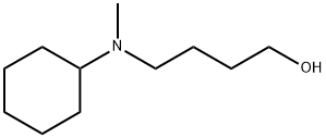 4-[シクロヘキシル(メチル)アミノ]-1-ブタノール 化学構造式
