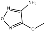 4-メトキシ-1,2,5-オキサジアゾール-3-アミン 化学構造式