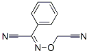 α-[(Z)-(シアノメトキシ)イミノ]ベンゼンアセトニトリル 化学構造式