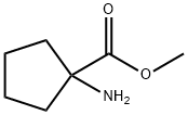 1-アミノ-1-シクロペンタンカルボン酸メチルエステル 化学構造式