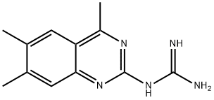 N-(4,6,7-TRIMETHYLQUINAZOLIN-2-YL)GUANIDINE Structure