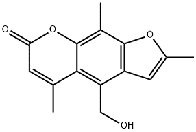 TRIOXSALEN, 4'-HYDROXYMETHYL- Structure