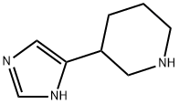 3-(1H-IMIDAZOL-4-YL)-PIPERIDINE Structure
