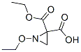2,2-Aziridinedicarboxylicacid,1-ethoxy-,monoethylester(9CI) Structure