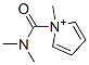 1H-Pyrrolium,  1-[(dimethylamino)carbonyl]-1-methyl- Structure