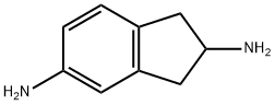 2,3-二氢-1H-茚-2,5-二胺, 784106-57-6, 结构式