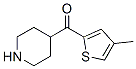 Methanone, (4-methyl-2-thienyl)-4-piperidinyl- (9CI) Structure