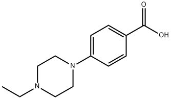 4-(4-ETHYLPIPERAZIN-1-YL)BENZOIC ACID Structure