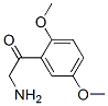 Ethanone, 2-amino-1-(2,5-dimethoxyphenyl)- (9CI) Structure