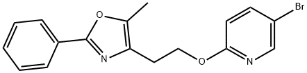 5-bromo-2-[2-(5-methyl-2-phenyl-
1,3-oxazol-4-yl)ethoxy]pyridine Structure