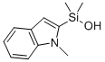 Silanol, dimethyl(1-methyl-1H-indol-2-yl)- (9CI) Struktur