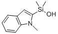 Silanol, dimethyl(1-methyl-1H-indol-2-yl)- (9CI) Structure