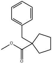 Methyl 1-benzylcyclopentanecarboxylate Structure