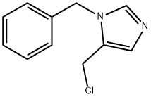 1-ベンジル-5-(クロロメチル)-1H-イミダゾール 化学構造式