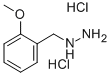 2-メトキシベンジルヒドラジン二塩酸塩 化学構造式