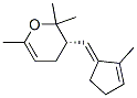 2H-Pyran,3,4-dihydro-2,2,6-trimethyl-3-[(E)-(2-methyl-2-cyclopenten-1-ylidene)methyl]-,(3S)-(9CI) Structure